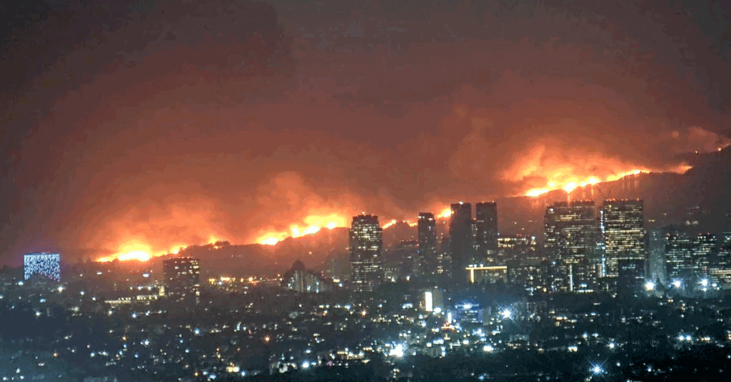 L A fire 2005